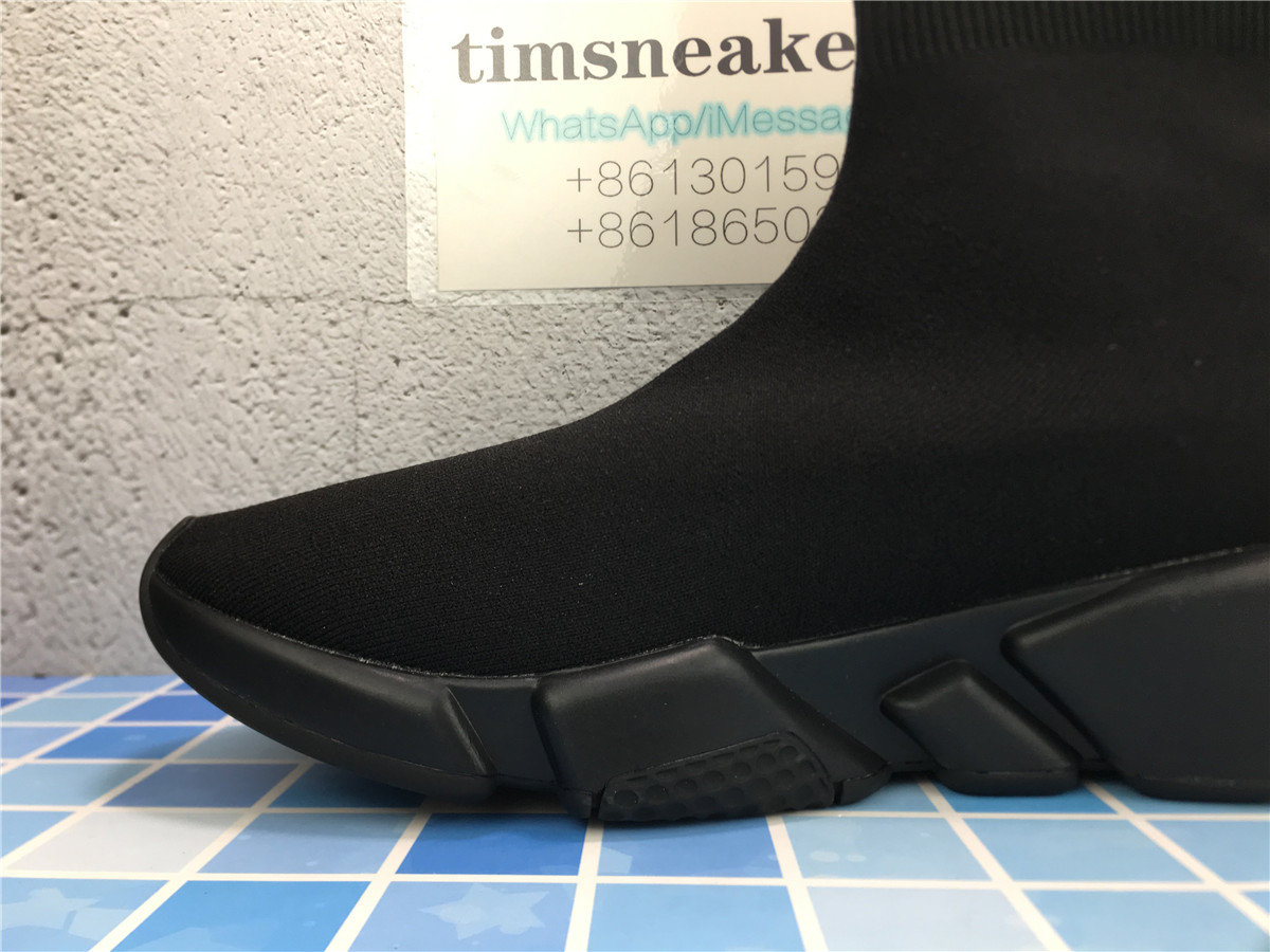 Balenciaga Speed Trainer Black Graffiti Sole